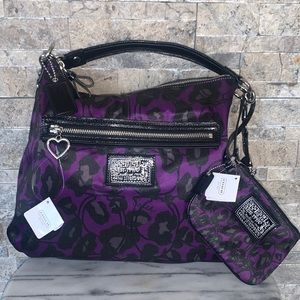Coach Rare Leopard 🐆 Purse With Wristlet